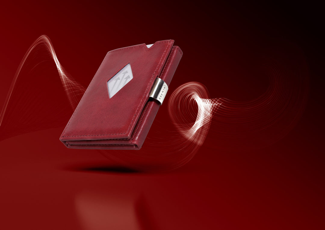 Exentri Tri-Fold Wallet - Rich Red