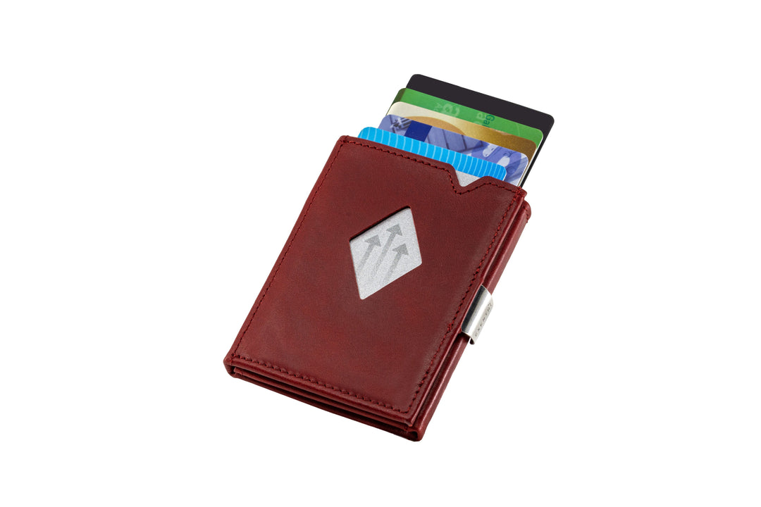 Exentri Tri-Fold Wallet - Rich Red