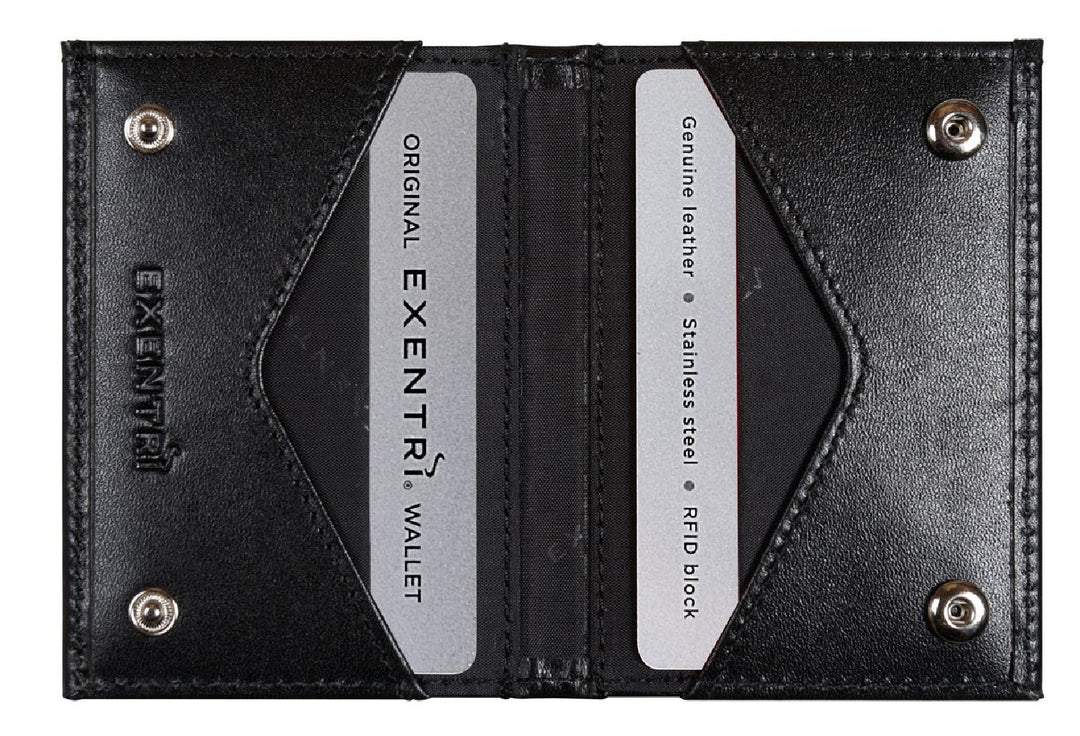 Exentri Bi-Fold Miniwallet - Black